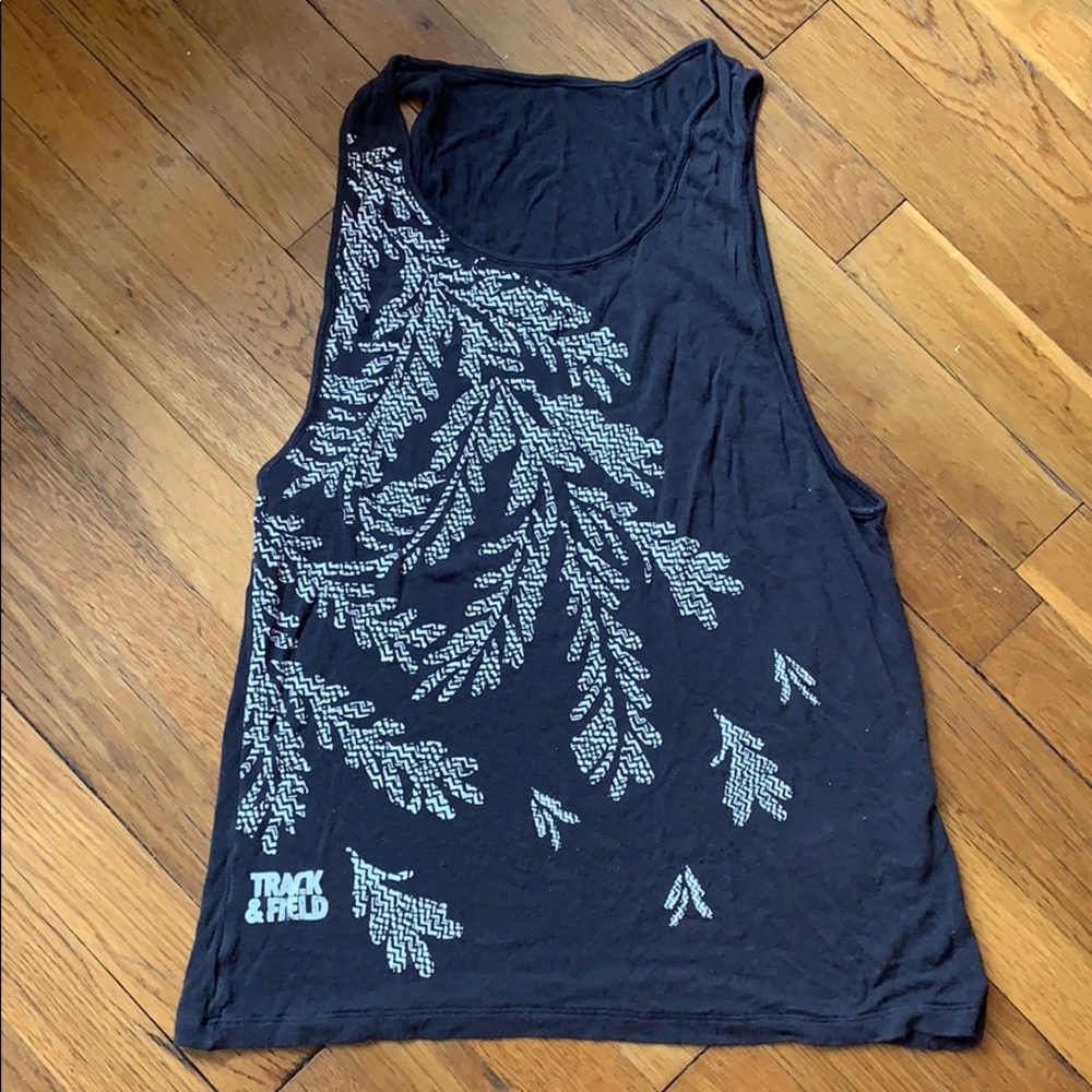 Track & field workout tank. Grey size S